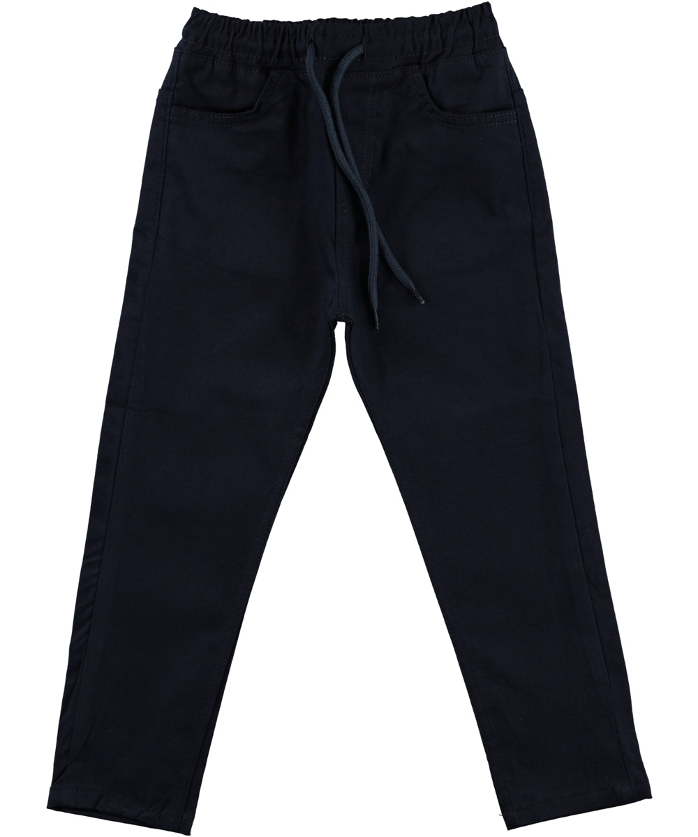 بنطلون كحلي بمطاط من VNR