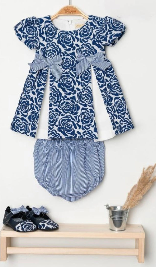 فستان مكون من 3 قطع باللون الازرق من hype&grata