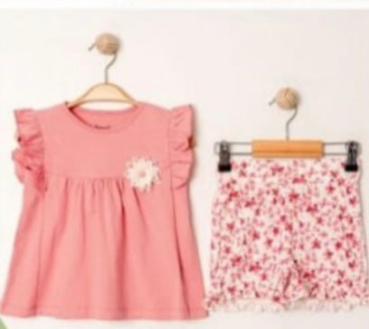 طقم مكون من قطعتين باللون الوردي من Miniworld