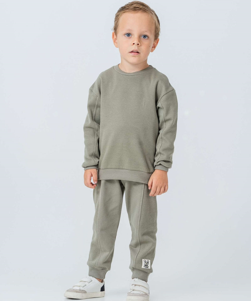 طقم ولد مكون من قطعتين باللون الأخضر من Miniworld