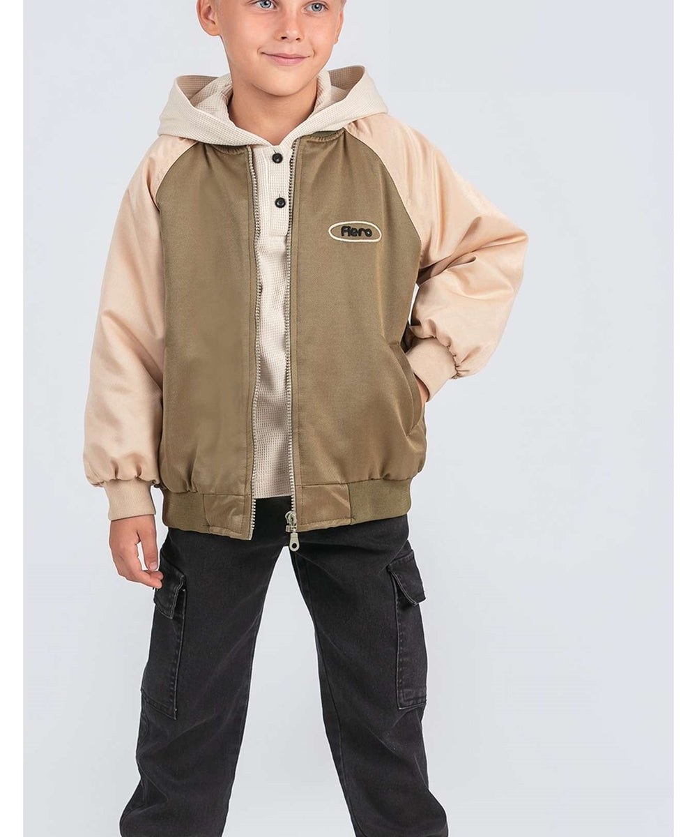 طقم ولد مكون من 3 قطع باللون الاخضر و الكحلي من Fiero