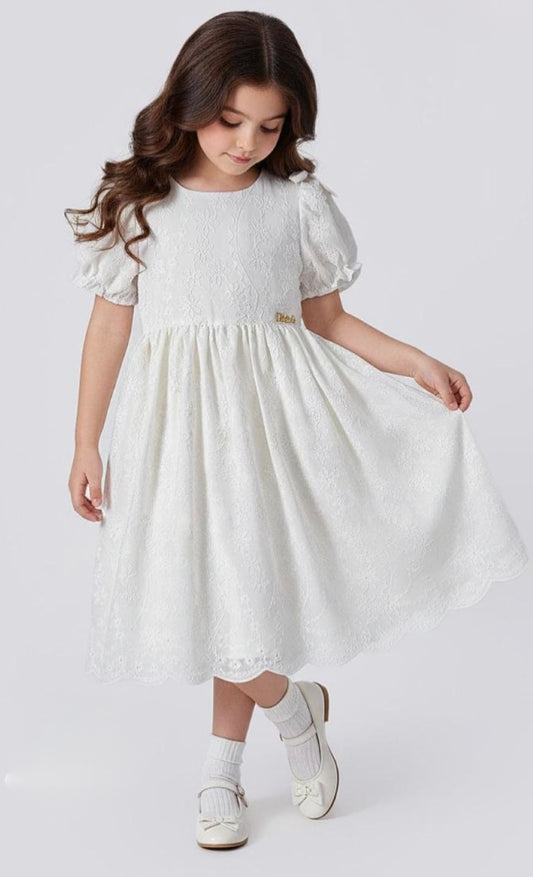 فستان فتاة ابيض من TIVIDO