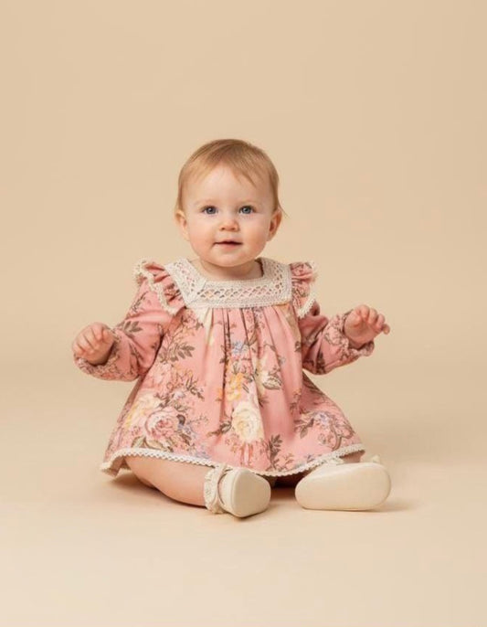 فستان مورد باللون الزهري من TOPKIDS