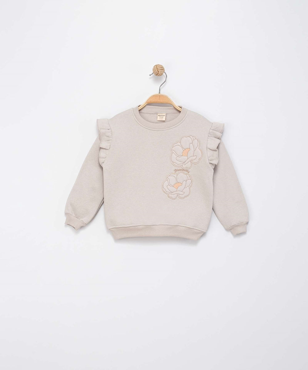 Divonette بلوزه فتاة باللون الرمادي من